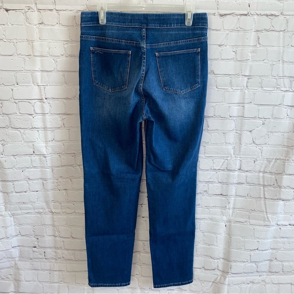 Soft Surroundings Jeans Womens Blue Pull On Stretch Pants Size Medium - Picture 2 of 8